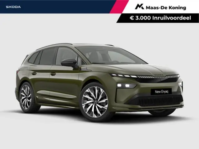 Škoda Enyaq iv 85 Sportline | Panorama dak | Trekhaak wegklapbaar | Business Advanced Pakket | 3.000...