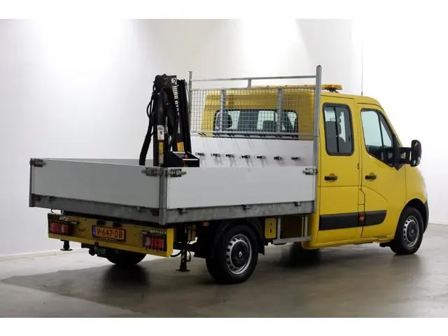 Renault Master T35 2.3 dCi 130pk E6 L2H1 D.C. Open Laadbak + HIAB 013T Kraan 12-2016