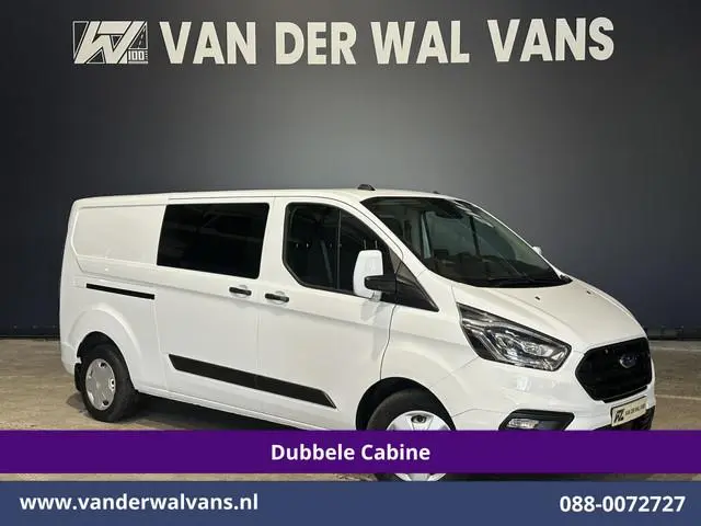 Ford Transit Custom 2.0 TDCI 130pk Automaat L2H1 Dubbele Cabine Euro6 Airco | 6-Zits | Camera | Navi...