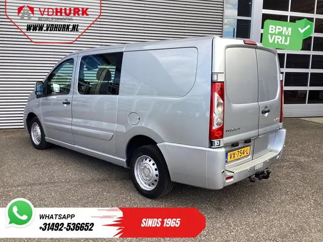 Peugeot Expert 2.0 HDI 130 pk L2 Dubbel Cabine DC EXPORT Airco/ Cruise/ Navi/ PDC/ Trekhaak