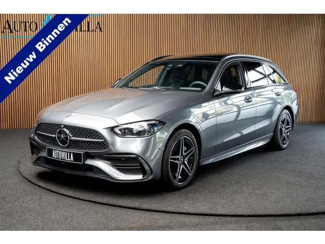 Mercedes-Benz C-klasse Estate 300e AMG Line Leer 360° Memory seats Matrix LED Laser Navi LED Nightpa...
