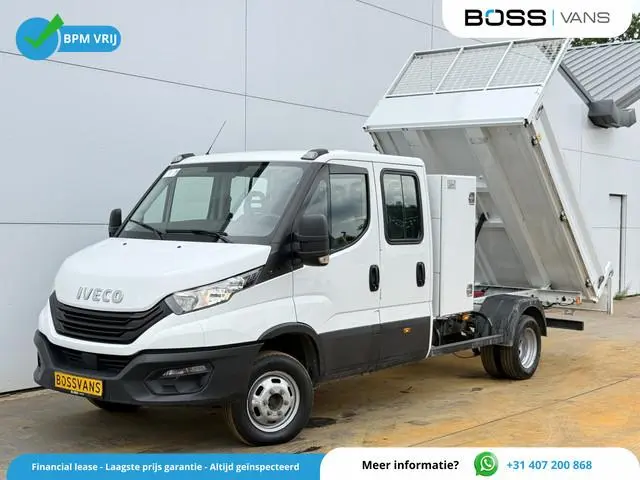 Iveco Daily 35C16 3.0 Dubbele Cabine Kipper Dubbellucht 3,5t Trekhaak 6 Stoelen Airco Cruise Control...