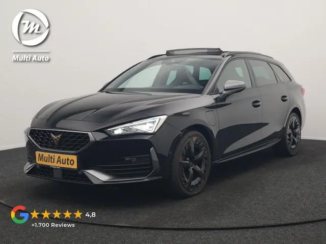 CUPRA Leon Sportstourer 1.4 e-Hybrid VZ Black Edition PHEV 245pk Dealer O.H. | Panodak | Adaptive Cr...