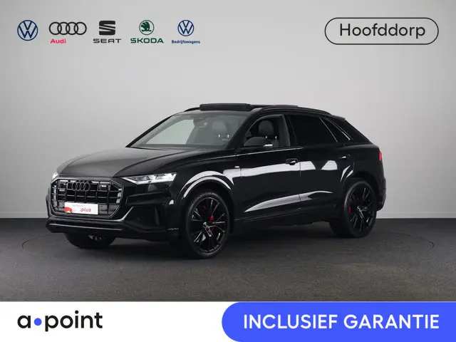 Audi Q8 55 TFSI e quattro Pro Line S 380pk | Panoramadak | Adaptieve cruise controle | Lederen bekleding | Geheugen bestuurderstoel| soh 94%