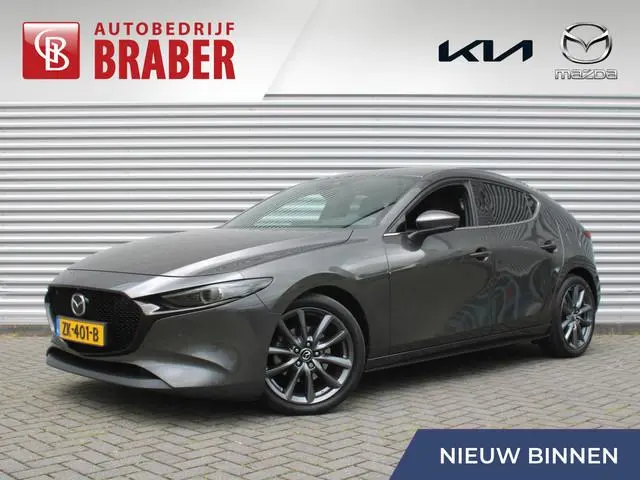 Mazda 3 2.0 e-SkyActiv-G M Hybrid 122 Luxury | Trekhaak | Stuur-/stoelverwarming | Leer | 360 Camera...