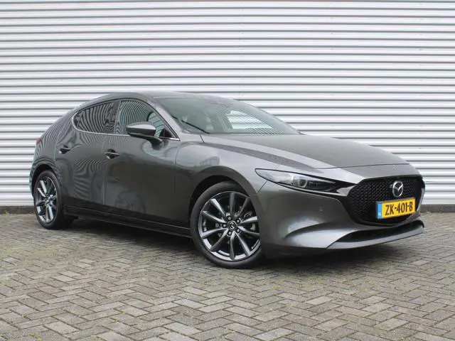 Mazda 3 2.0 e-SkyActiv-G M Hybrid 122 Luxury | Trekhaak | Stuur-/stoelverwarming | Leer | 360 Camera...