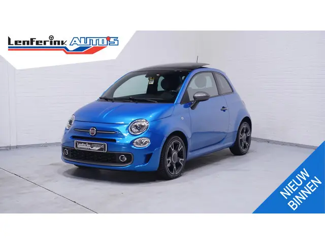 Fiat 500 1.2 Lounge panodak private-glas PDC-A climate-controle DAB Navigatie apple carplay bleutoot...