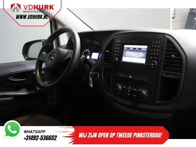 Mercedes-Benz eVito DEMO BPM VRIJ! 19"/ HG Zwart Pakket/ Spoiler/Sidebars/ L2/ Navi/ Camera/ Stoelve...