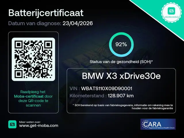 BMW X3 xDrive30e eDrive/Leer/Sporstoelen/Dealeronderhoud/ SOH 92%/Harman-Kardon.