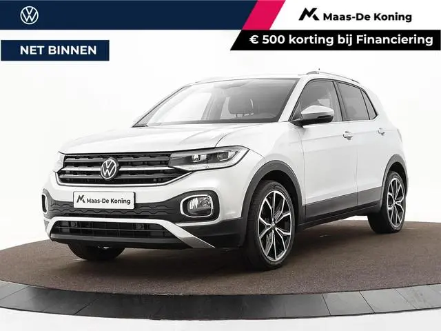 Volkswagen T-Cross 1.0 TSI 110pk DSG Style · Camera · Dodehoeksensor · Keyless · Stoelverwarming · A...
