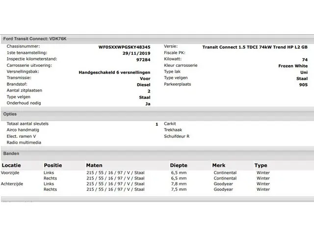 Ford Transit Connect