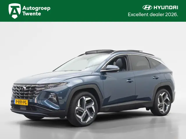 Hyundai Tucson 1.6 T-GDI HEV Premium Sky | Trekhaak | All-seasons | Leder