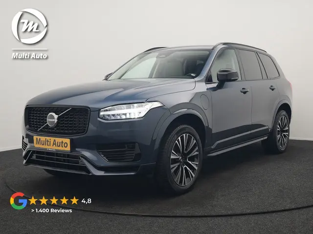 Volvo XC90 T8 Recharge AWD Plus Dark LONG RANGE 7 Persoons PHEV 455pk Dealer O.H. | Trekhaak Af Fabr...
