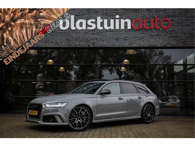 Audi RS6 Avant 4.0 TFSI Quattro Performance , Nardo grijs, Milltek, Panoramadak, Carbon, Nachtzicht, Vol!