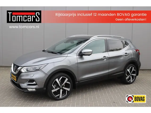 Nissan Qashqai 1.2DIG-T 116PK Automaat Tekna+ Navigatie/Camera/Panoramadak/Trekhaak/Memory-stoel