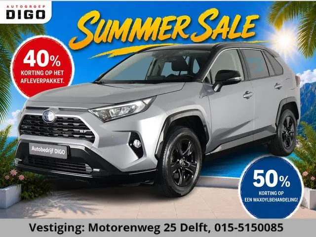 Toyota RAV4 2.5 HYBRID BI-TONE BLACKSTYLE GARANTIE 9-2030* GARANTIE TOT 09-2030! . PARKEERSENSOREN V...