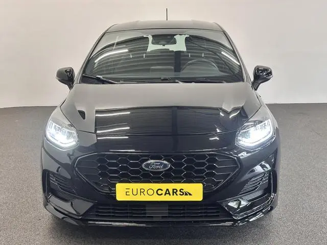Ford Fiesta 1.0 EcoBoost Hybrid ST-Line Facelift! Airco ECC Navi Carplay PDC + Camera Achter LM Velg...