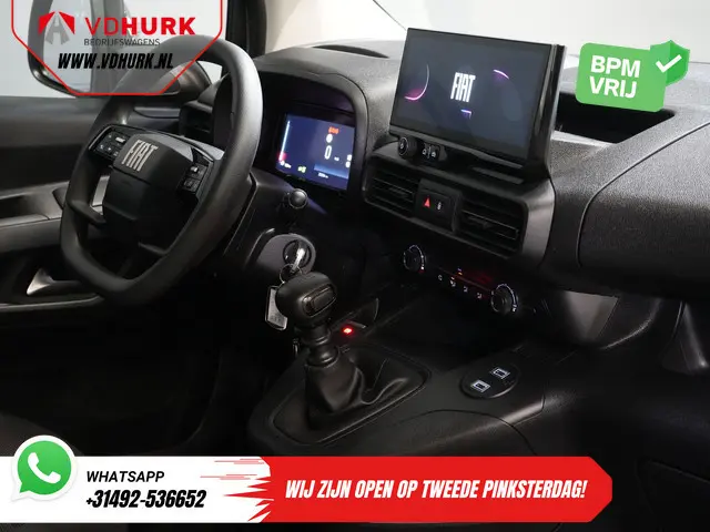 Peugeot Partner (Fiat Doblo) 1.5 HDi 100 pk 3 Pers./ Carplay/ Camera/ Navi/ PDC/ Cruise/ Airco