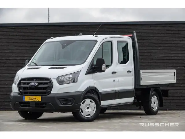 Ford Transit Open Laadbak | L2 | Dubbele Cabine | 2.0Tdci 130Pk | Trend 350 | 7-Persoons