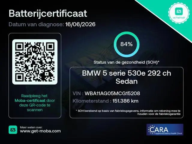 BMW 5-serie 530e 293pk M Sport Edition | SoH 84% | Leder | Sportstoelen | Elektr.verstl. stoelen | T...
