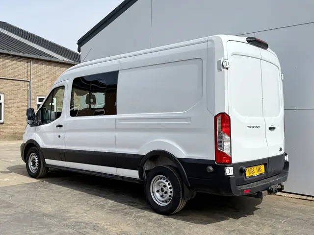 Ford Transit DC 2.0 TDCI L3H2 130PK 6- persoons Dubbele cabine L3H2 Trekhaak Parkeersensoren voor