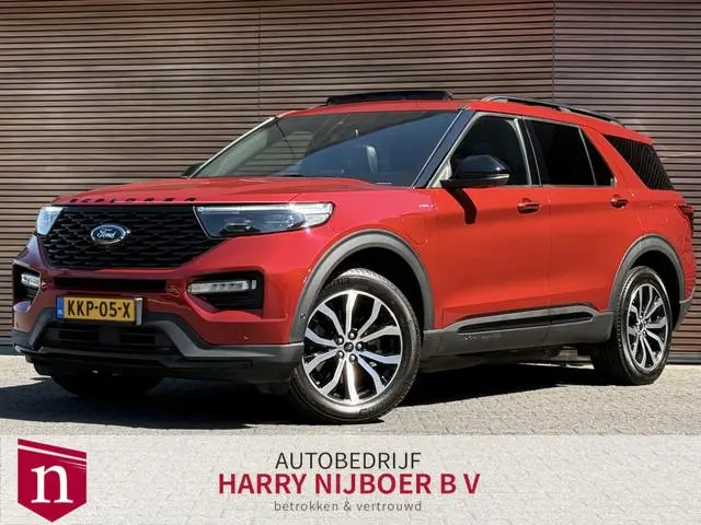 Ford Explorer 3.0 V6 EcoBoost PHEV ST-Line 7 p Pano / B&O / Stoelverwarming/Koeling / 360 Cam / Trek...