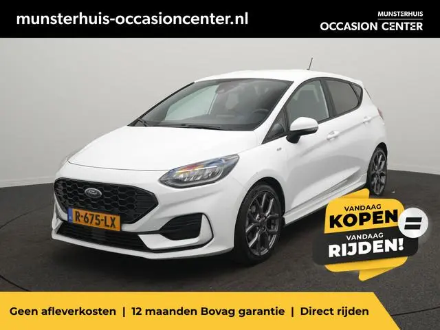 Ford Fiesta 1.0 EcoBoost Hybrid ST-Line X - Occasion Lease vanaf €479 p/m - RIJKLAARPRIJS - Lage Kil...