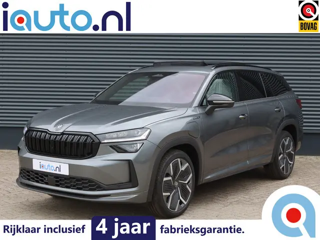 ŠKODA Kodiaq iV 1.5 TSI PHEV Sportline Pano/Matrix LED/ACC/Keyless/Camera/20"/Elek. stoel+mem/Trekha...