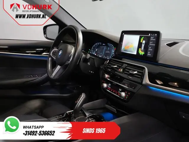 BMW 5-serie Touring 530e Hybrid 292 pk/ M-Sport & Shadow pak/ Garantie/ Onderhoud/ Pano/ Laser/ HUD/...