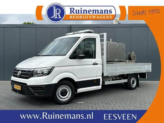 Volkswagen Crafter 35 2.0 TDI 177 PK / DSG AUTOMAAT / 1e EIG. / PICK UP / HOGEDRUKSPUIT OPBOUW / REI...