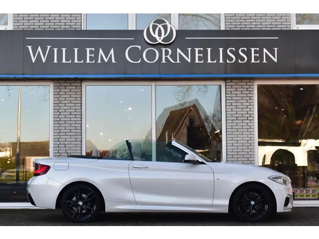 BMW 2-serie Cabrio 220i M Sport Harman/Kardon Leder Camera Stoelverwarming Navi