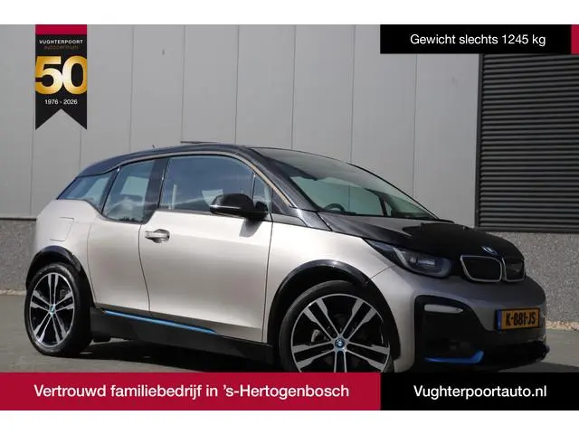 BMW i3 S 184pk Executive 120Ah 42 kWh/Lodge/*Kaschmir silver*/Sunroof/Carplay/W-pomp/Camera/3-fase