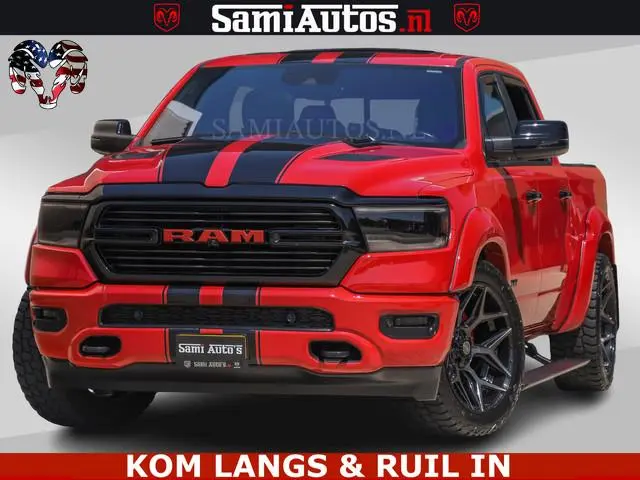 Dodge RAM GT TRX PACK | 5.7 V8 HEMI | FLAME RED | HULK PACK | LUCHTVERING | MEGA DIK | DC | DUBBLE C...