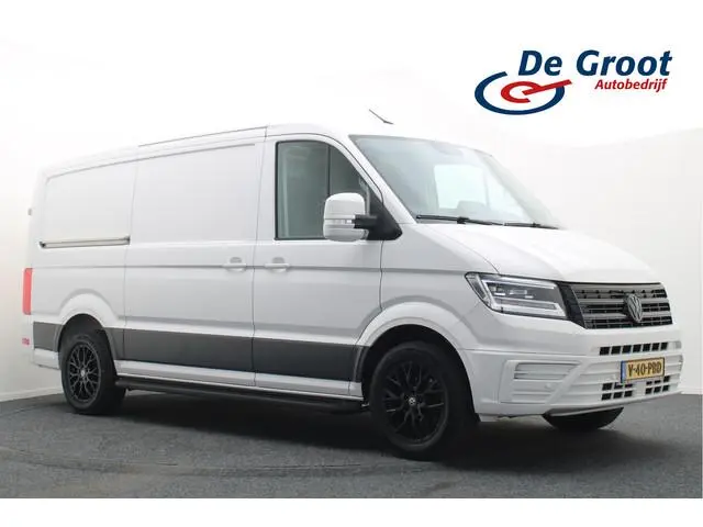 Volkswagen Crafter 35 2.0 TDI DSG 177 PK L3H2 Airco, LED, Camera, ACC, Apple Carplay, Verwarmde Stoe...