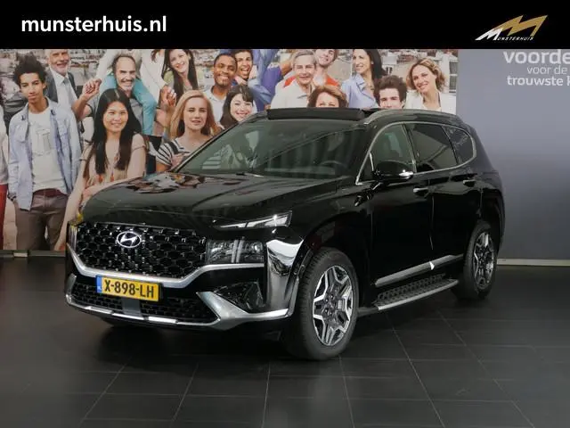 Hyundai Santa Fe 1.6 T-GDI PHEV Premium Plus Sky 7p. - 1e eigenaar! - Vol opties! - O.a. Sidesteps &...
