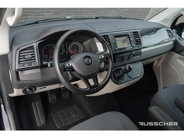 Volkswagen Transporter L1H1 2.0Tdi 150Pk | Stoel-Stoel | Trekhaak | 16'' | Deepblack