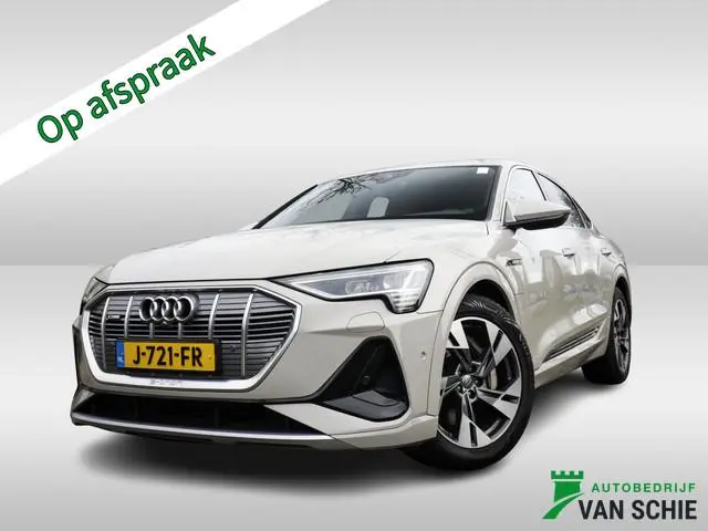 Audi e-tron Sportback 55 quattro S edition 95 kWh 3-Fase 2e-Eig. & Dealer-Onderh. BOVAG-Garantie. NL...