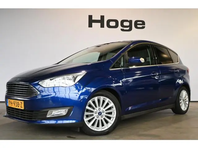 Ford C-Max 1.0 Titanium Nap! Clima PDC Cruise Navigatie CarPlay 1e Eigenaar! Inruil Mogelijk!
