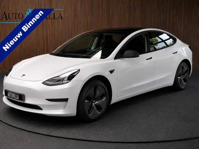 Tesla Model 3 RWD Plus 60 kWh SOH: 95.0% Panodak Full Self 3 Leer 360° ACC Climate Stuur- & Stoelver...