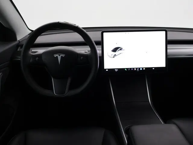 Tesla Model 3 LONG RANGE AWD 75 kWh + CARBON DASHBOARDINLEG | ZWART LEDER | STOELVERW. V+A