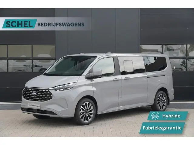Ford Tourneo Custom 340 2.5 PHEV L2H1 Titanium X 232pk | ACC | Pano | B&O | Elek. schuifdeuren | 360...