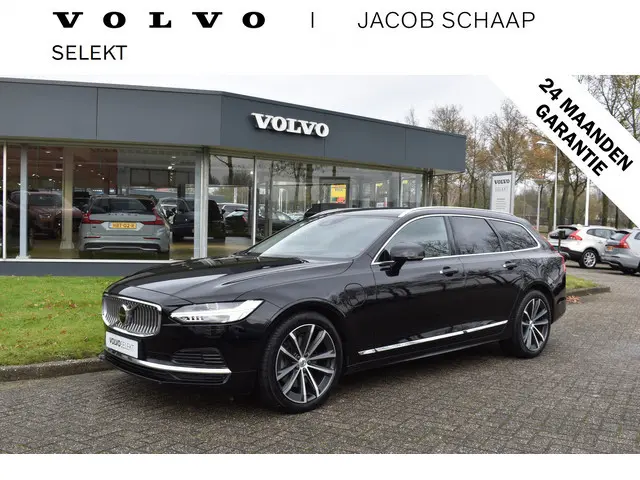 Volvo V90 T8 AWD 390PK Plug-in Hybrid Inscription | H&K | ACC | BLIS | Trekhaak | Camera | Stuurverwarming | Leder