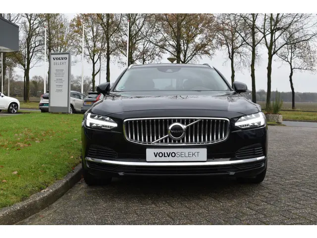 Volvo V90 T8 AWD 390PK Plug-in Hybrid Inscription | H&K | ACC | BLIS | Trekhaak | Camera | Stuurverwarming | Leder