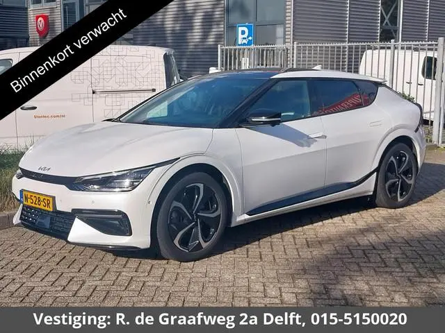 Kia EV6 GT-Line 77.4 kWh SOH 100% | Schuif-/Kanteldak | Navigatie | Camera | Parkeersensoren |