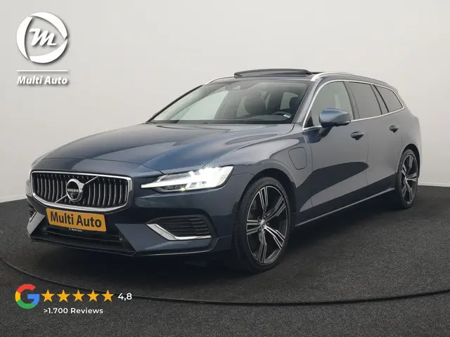 Volvo V60 T6 Recharge AWD Inscription PHEV 340pk Dealer O.H. | Panodak | Head Up | 360 Camera | Adap...