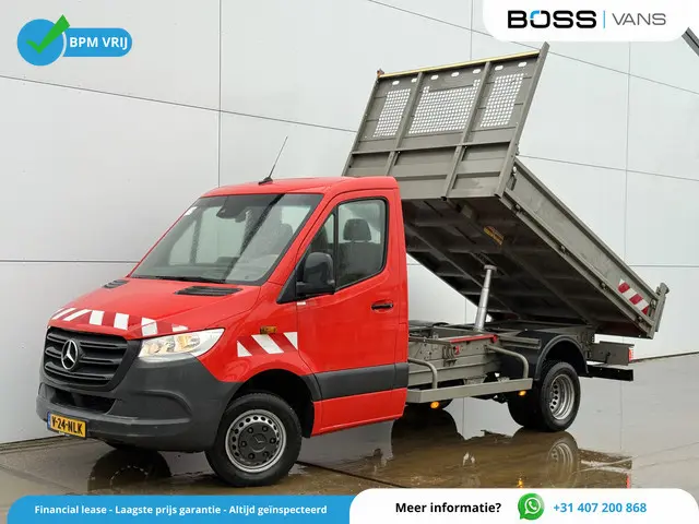 Mercedes-Benz Sprinter 514 2.2 CDI Kipper Benne Tipper Dubbellucht 3.5t Trekhaak Climate Control Cru...