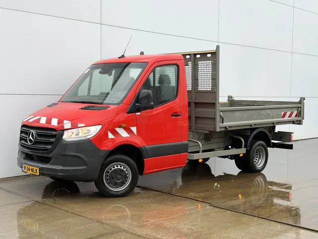 Mercedes-Benz Sprinter 514 2.2 CDI Kipper Benne Tipper Dubbellucht 3.5t Trekhaak Climate Control Cru...