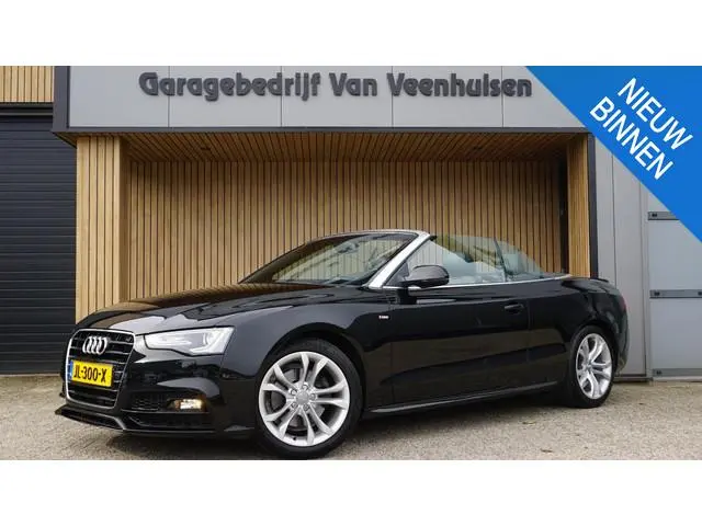 Audi A5 Cabriolet 1.8 TFSI 177pk S-Line Sport Edition Individual Leder Nekverwarming B&O Xenon Keyle...