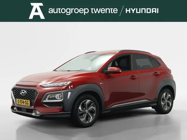 Hyundai Kona 1.6 GDI HEV Premium Sky | Schuifdak | Leder | Camera | Navigatie