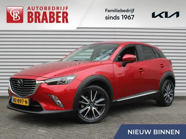 Mazda CX-3 2.0 SkyActiv-G 120 GT-M | Stuur-/stoelverwarming | Leer | Dodehoek detectie | Camera | Bo...